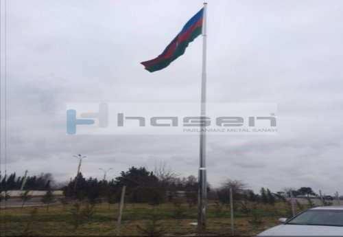 Azerbaycan 15 Metre Bayrak Direği